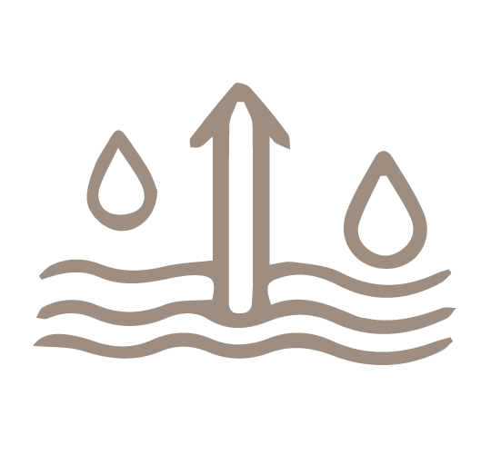 Water absorption icon