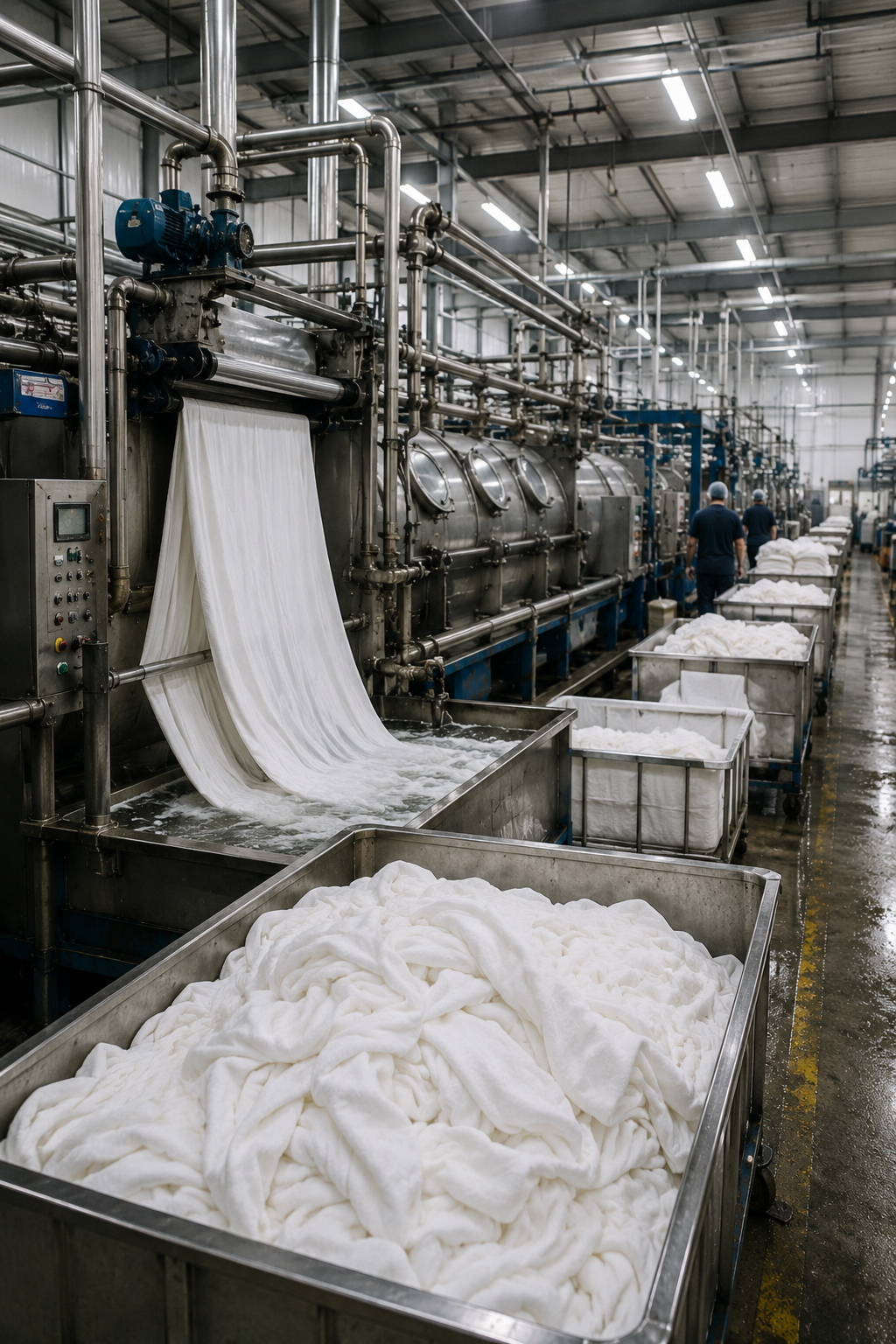 Textile manufacturing floor